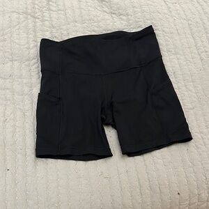 lululemon athletica Black Bike Shorts